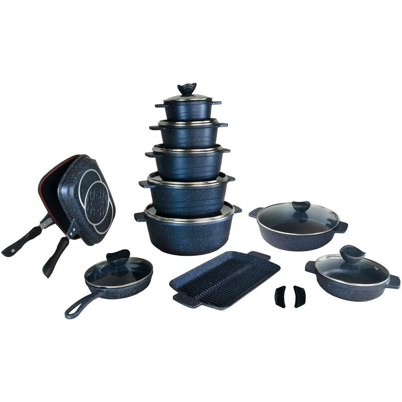 سرویس 21 پارچه چدنی پیلو مدل Happy